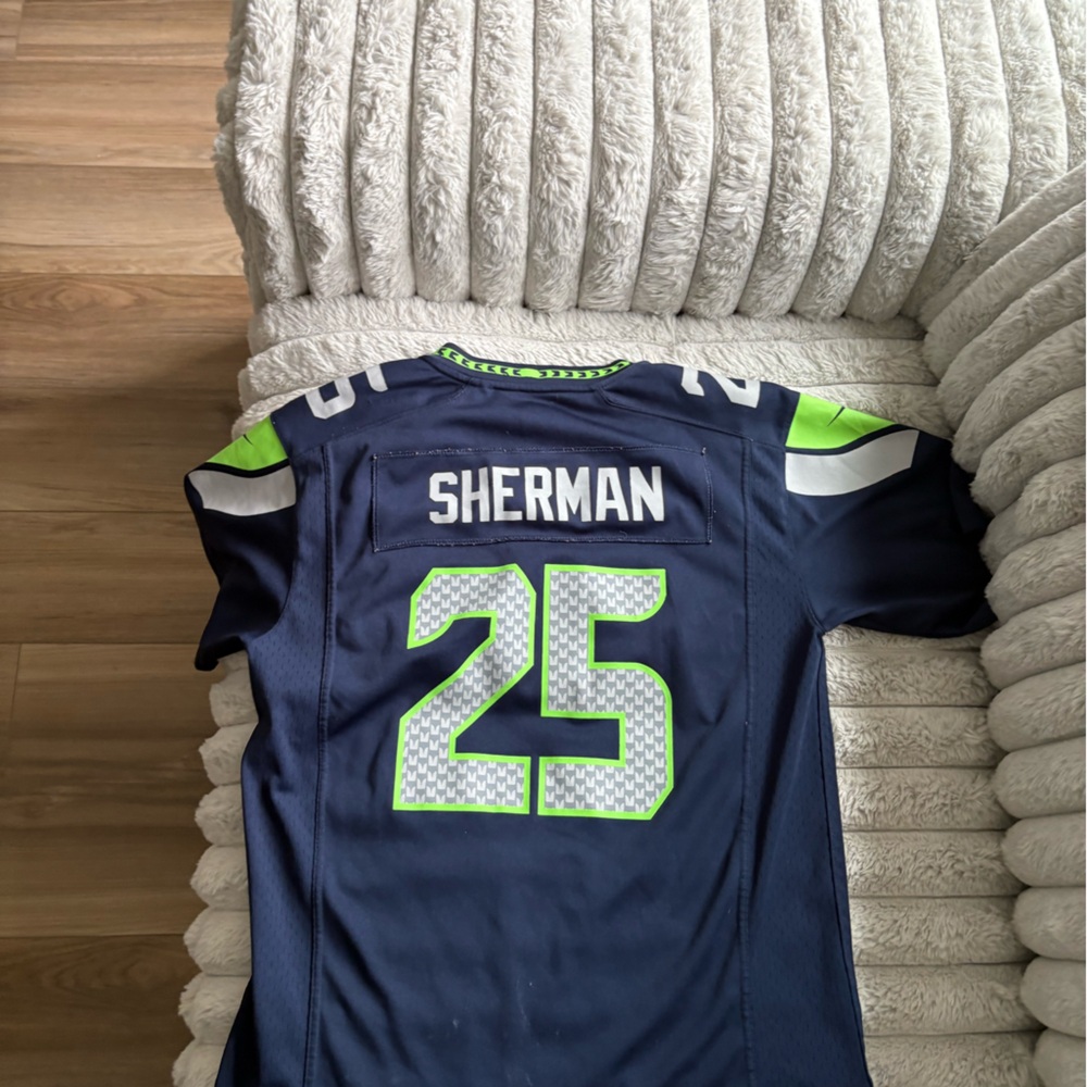 Blue and Green Sports Jersey